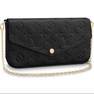 Louis Vuitton POCHETTE FÉLICIE wallet on a chain